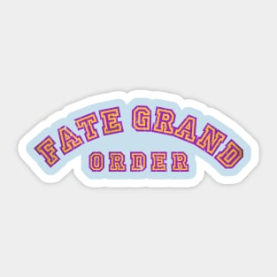 University of Fate Grand Order Sticker